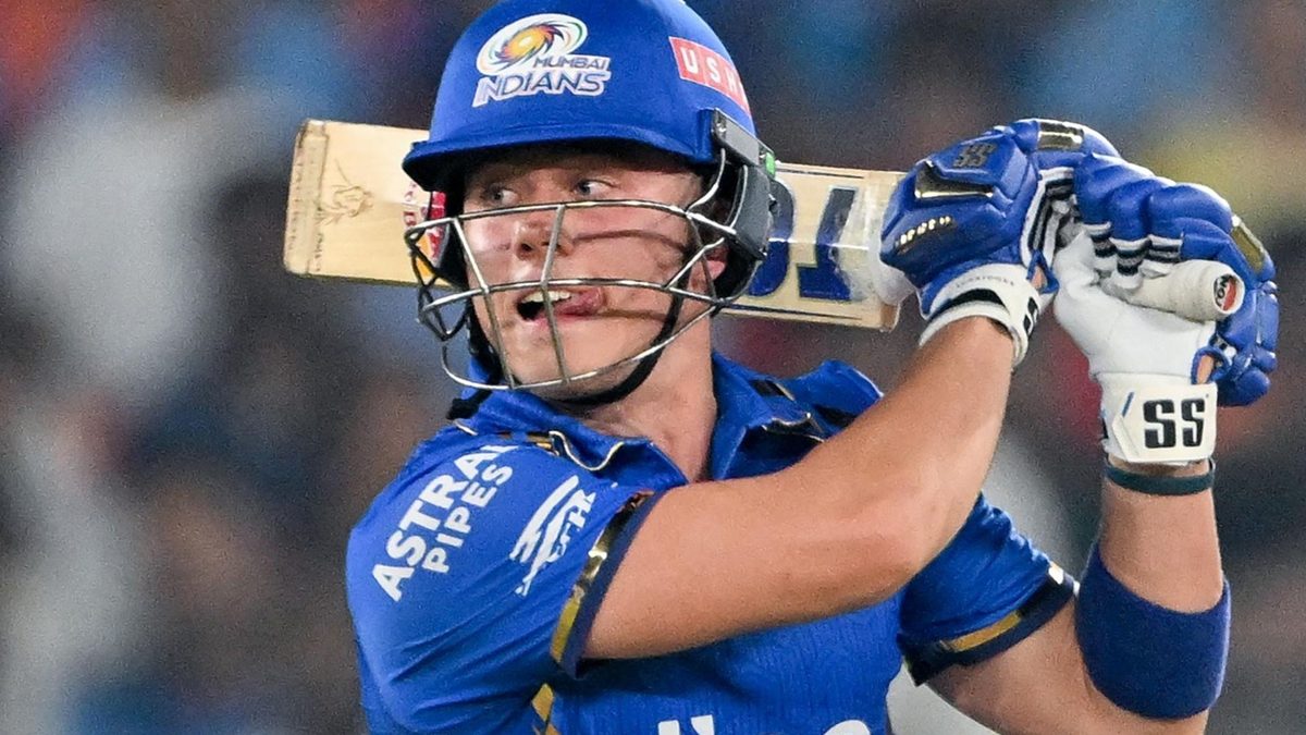 Dewald Brevis, who wants to be the best cricketer who ever lived, bats for Mumbai Indians