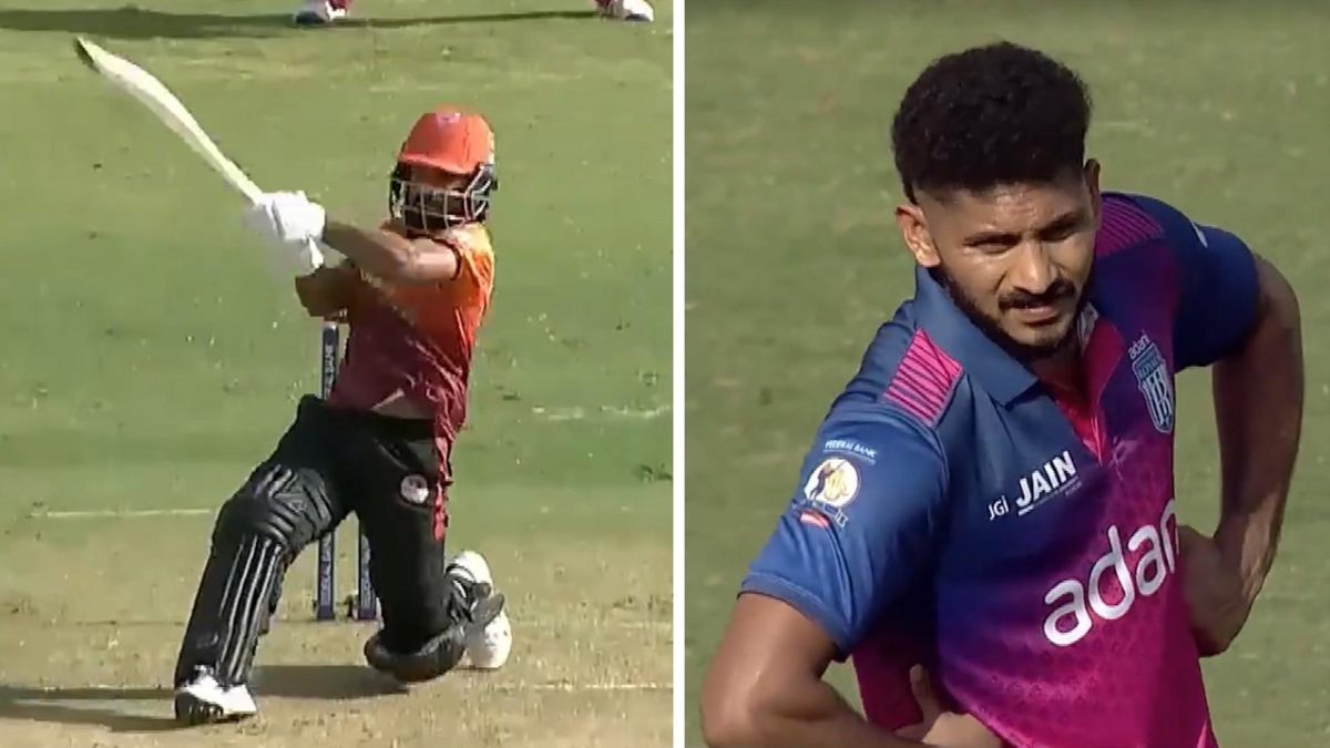Kerala batter Salman Nizar put on an incredible display of hitting in the Kerala Cricket League (KCL) on Saturday, August 30.