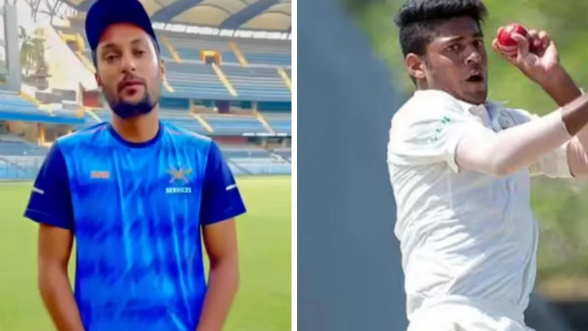 Services' Arjun Sharma and Mohit Jangra each took a hat-trick in the first innings of their Ranji Trophy match against Assam