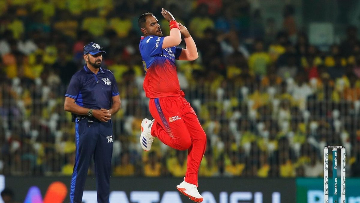 Yash Dayal, who received his first Test call-up for India's home series against Bangladesh.