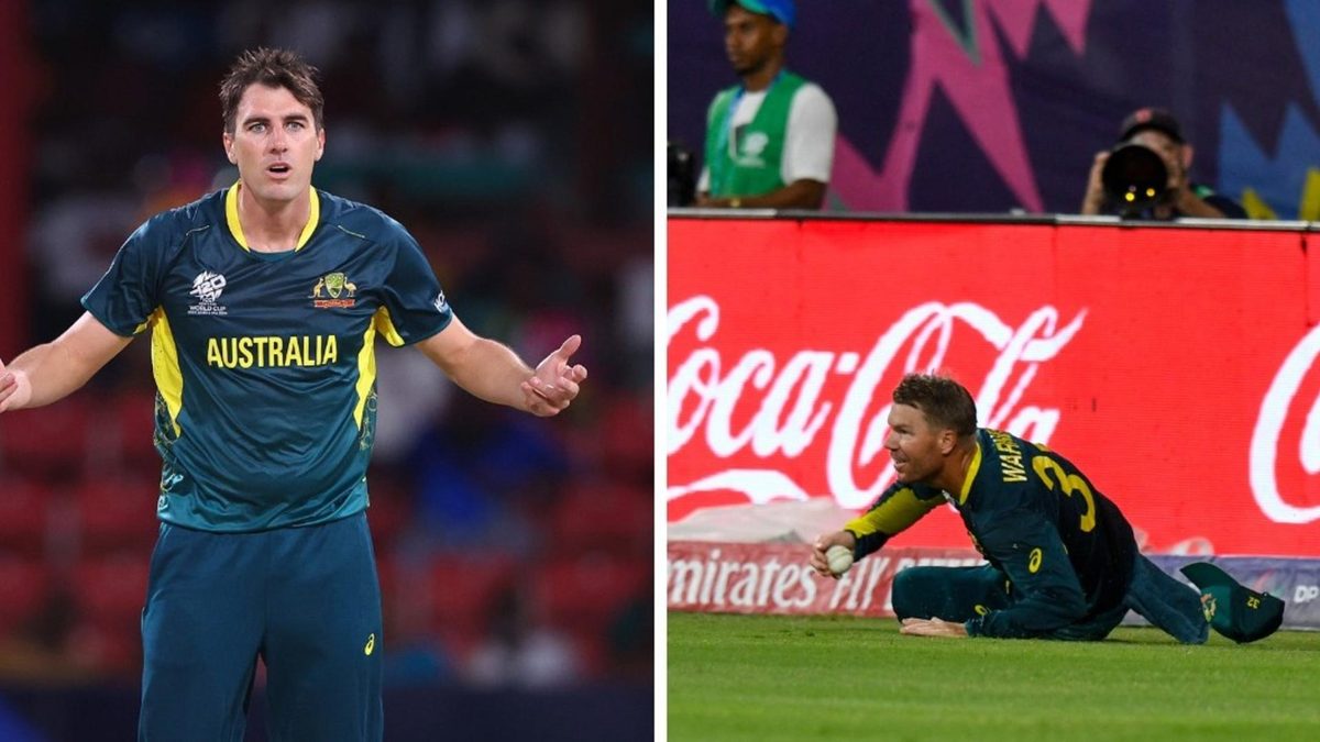 Pat Cummins could not take four in four as Warner dropped a catch