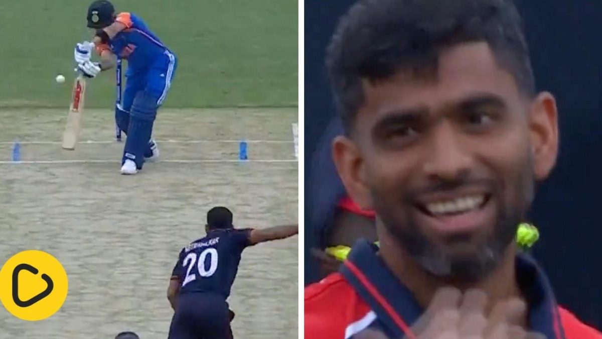 Netravalkar dismissed Virat Kohli and Rohit Sharma