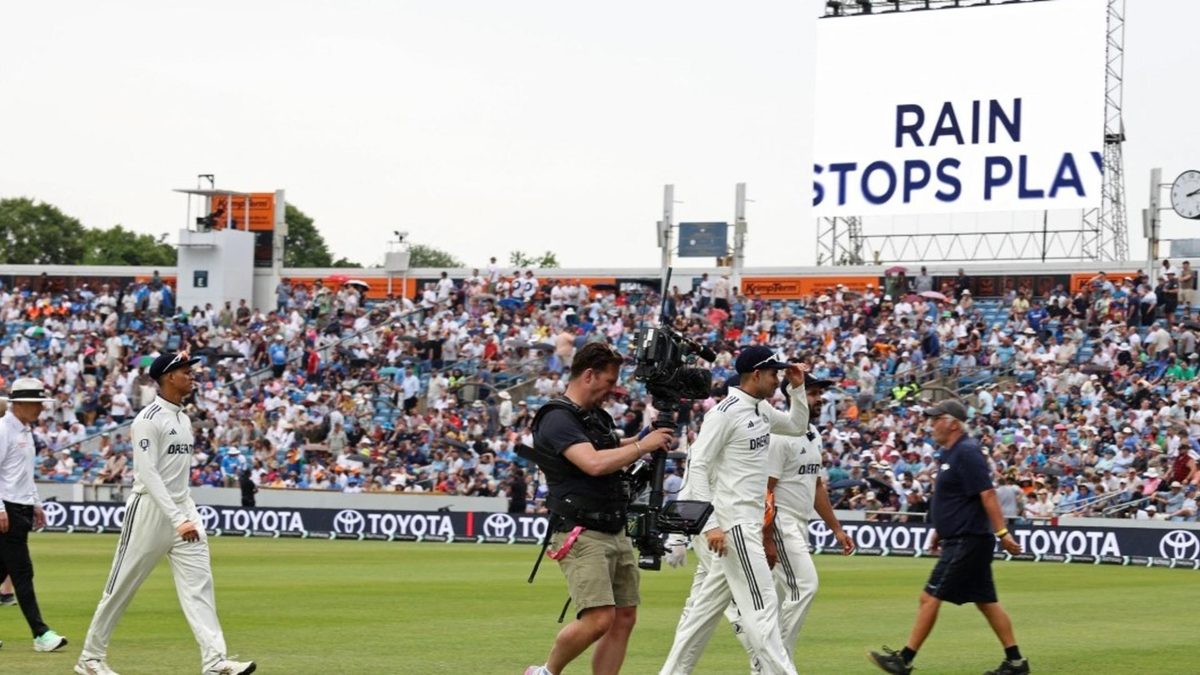 England vs India: Rain stops play at Headingley