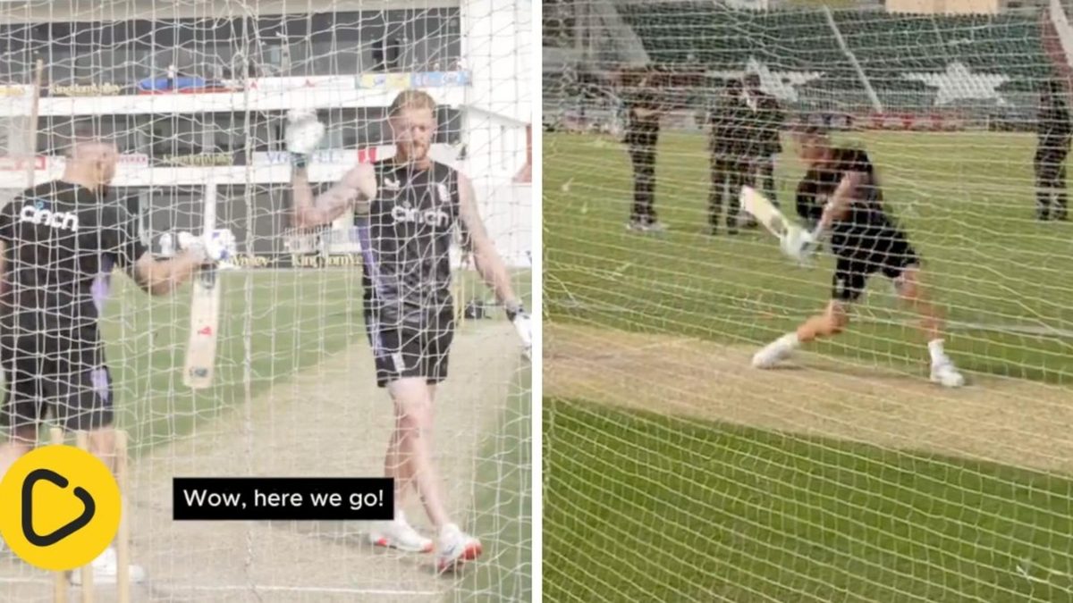 Ben Stokes and Brendon McCullum compete in six-hitting contest in Rawalpindi
