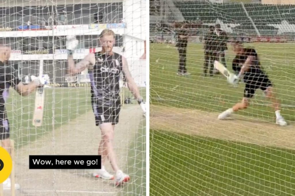 Watch: Ben Stokes and Brendon McCullum face off in six-hitting competition ahead of Rawalpindi Test