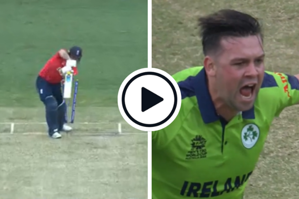 Watch: Ireland newbie bowls Ben Stokes through bat-pad gap with sharp-seaming beauty