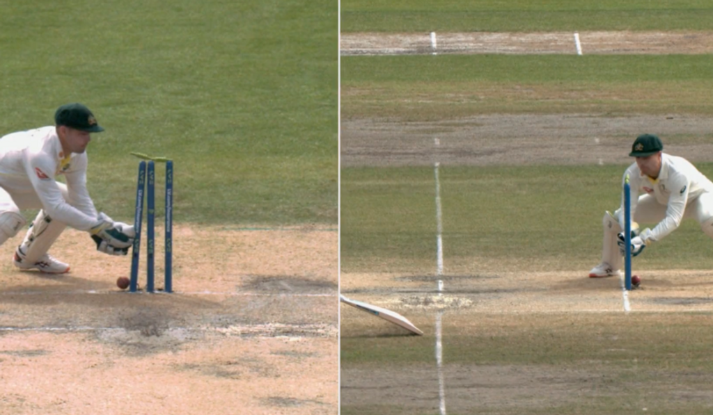 What do the laws say? Ben Stokes survives run-out chance as Alex Carey’s gloves and the ball hit stumps simultaneously