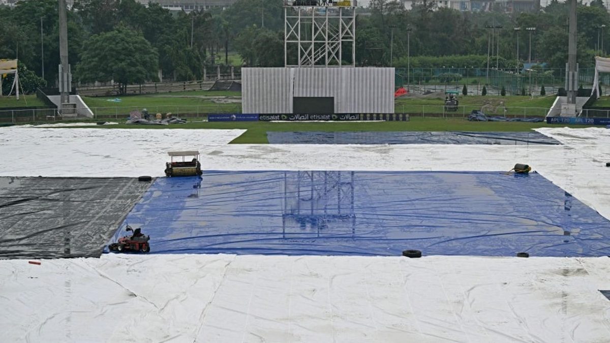 The stadium in Greater Noida, where three days of the Afghanistan v New Zealand Test have been abandoned