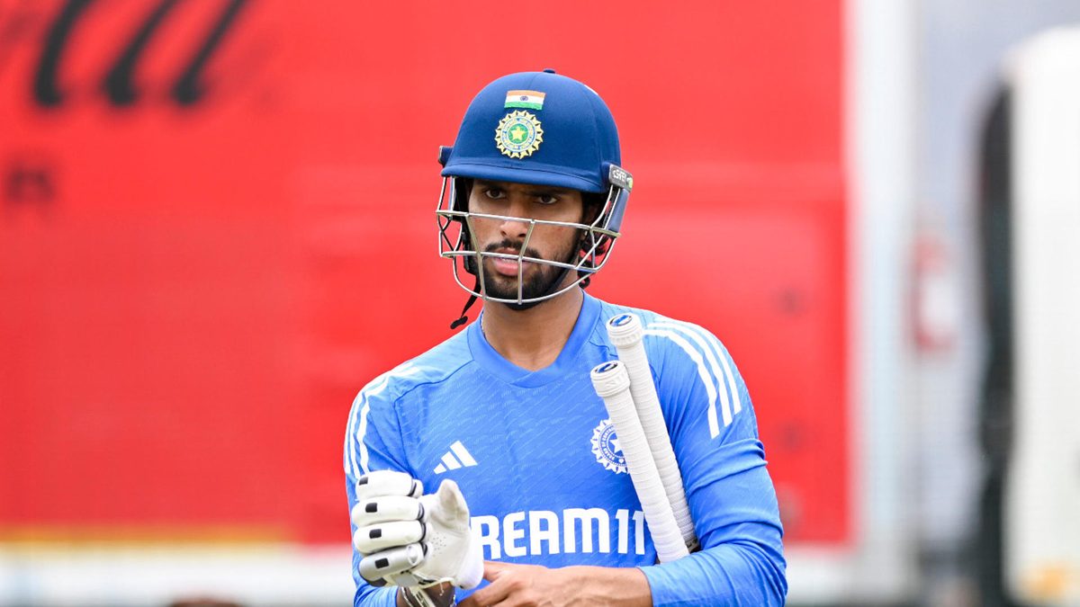 ilak Varma during the Indian national cricket team training session at Hollywoodbets Kingsmead Stadium on November 07, 2024 in Durban, South Africa