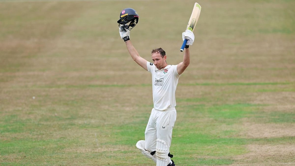 Batting at No.10, left-arm spinner Tom Hartley scored his maiden first-class century in the County Championship on Wednesday (July 23).