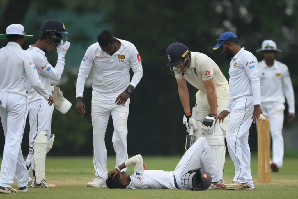 Jos Buttler ‘feared the worst’ after pull shot struck fielder’s helmet