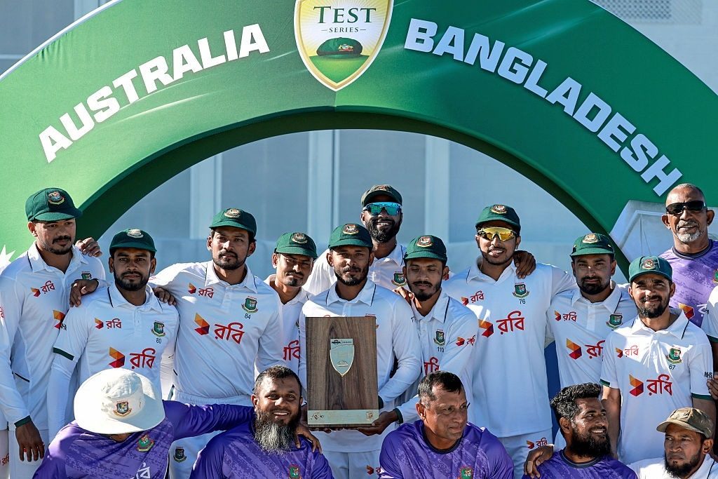Bangladesh achieve highest-ever Test ranking after Australia series
