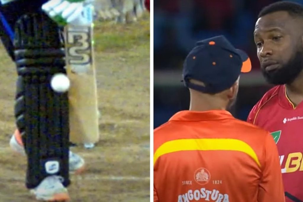 Kieron Pollard fumes at umpires after controversial DRS reversal of match-winner Imad Wasim's wicket