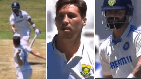 nandre-burger-threatens-throw-at-virat-kohli-kohli-smiles-back-and-drives-for-four.Click to read full article.