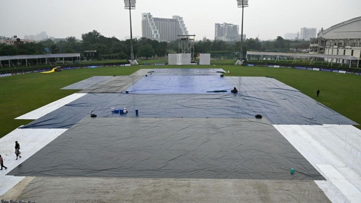The Afghanistan-New Zealand Test match in Greater Noida has been delayed due to wet outfield, despite there being no rain on Day One