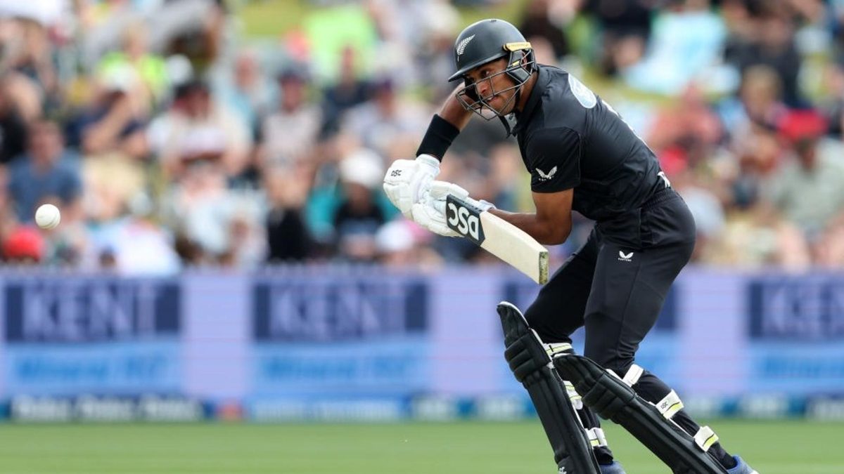New Zealand opener Rachin Ravindra has not been named in his side's playing XI for the opening game of the tournament.