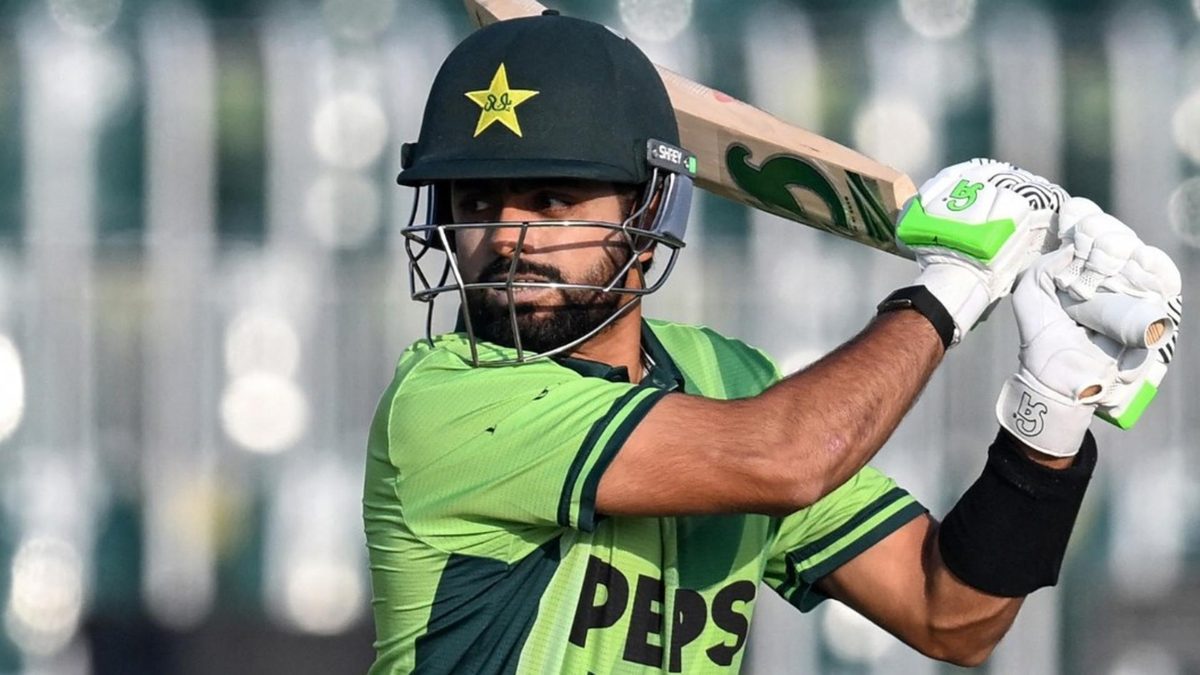 Babar Azam in action in ODIs