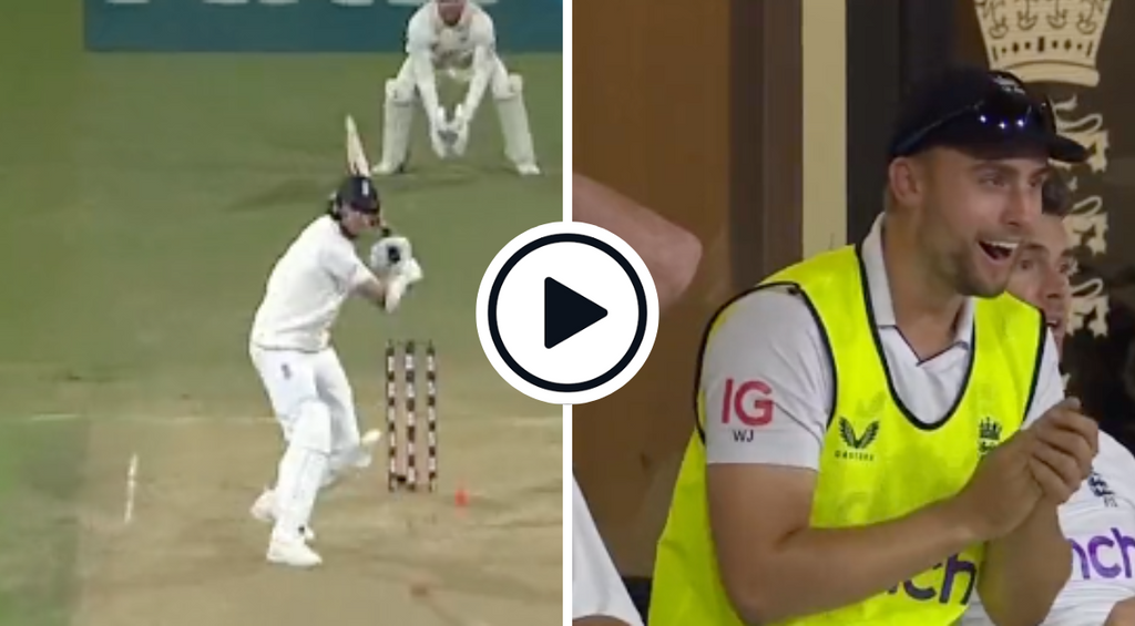 Watch: Stuart Broad’s second ball as England’s ‘NightHawk’ produces total chaos