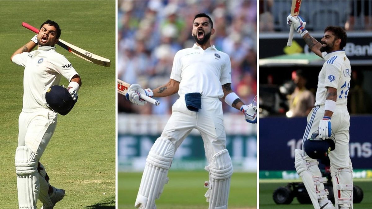 virat kohli best test hundreds