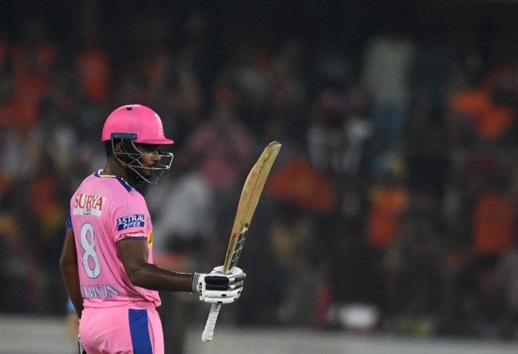Sanju Samson hammered the first century of IPL 2019