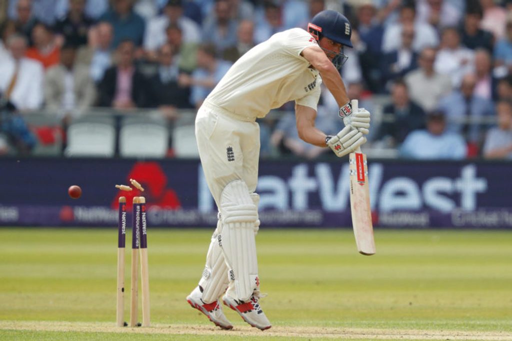 Cook was bowled by a beauty from Mohammad Amir after scoring 70