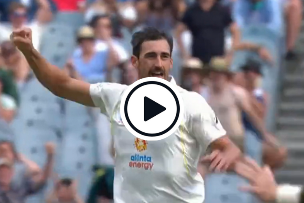 Mitchell Starc very nearly gets Joe Root with hat-trick ball after taking apart England top order in fiery spell