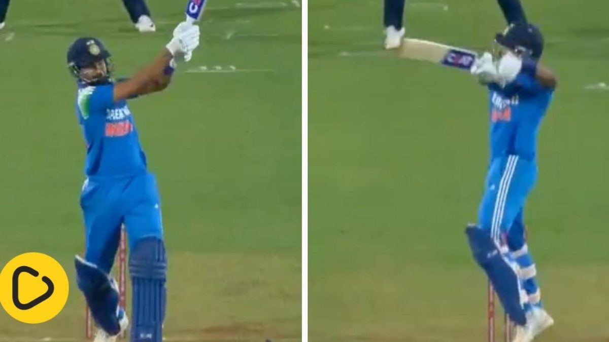 Shreyas Iyer hits consecutive sixes off Jofra Archer