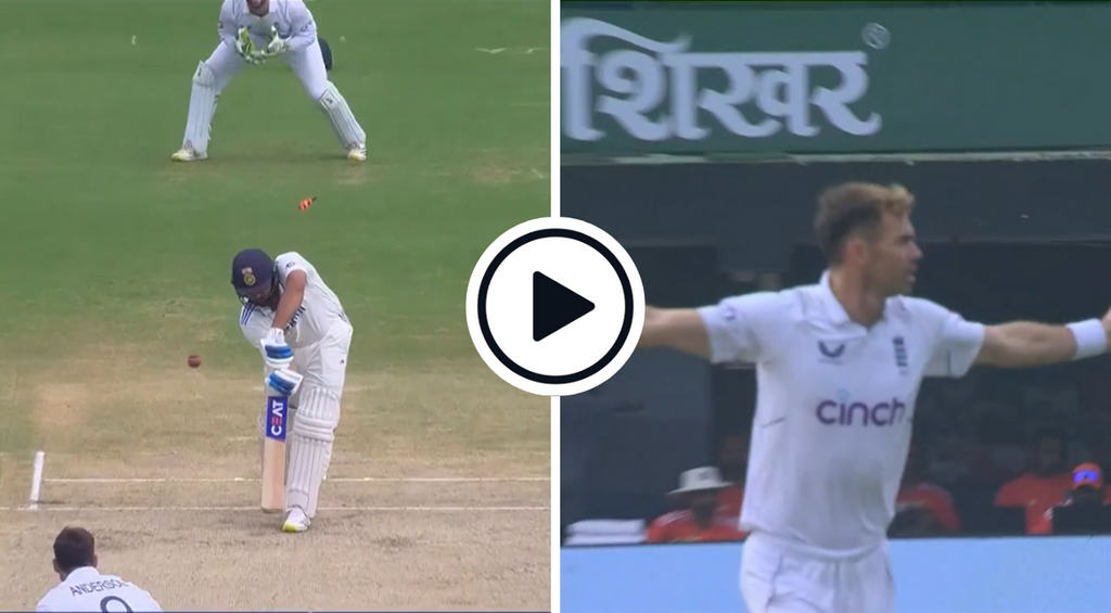 Watch: James Anderson rips out Rohit Sharma’s off-stump with away-seaming beauty