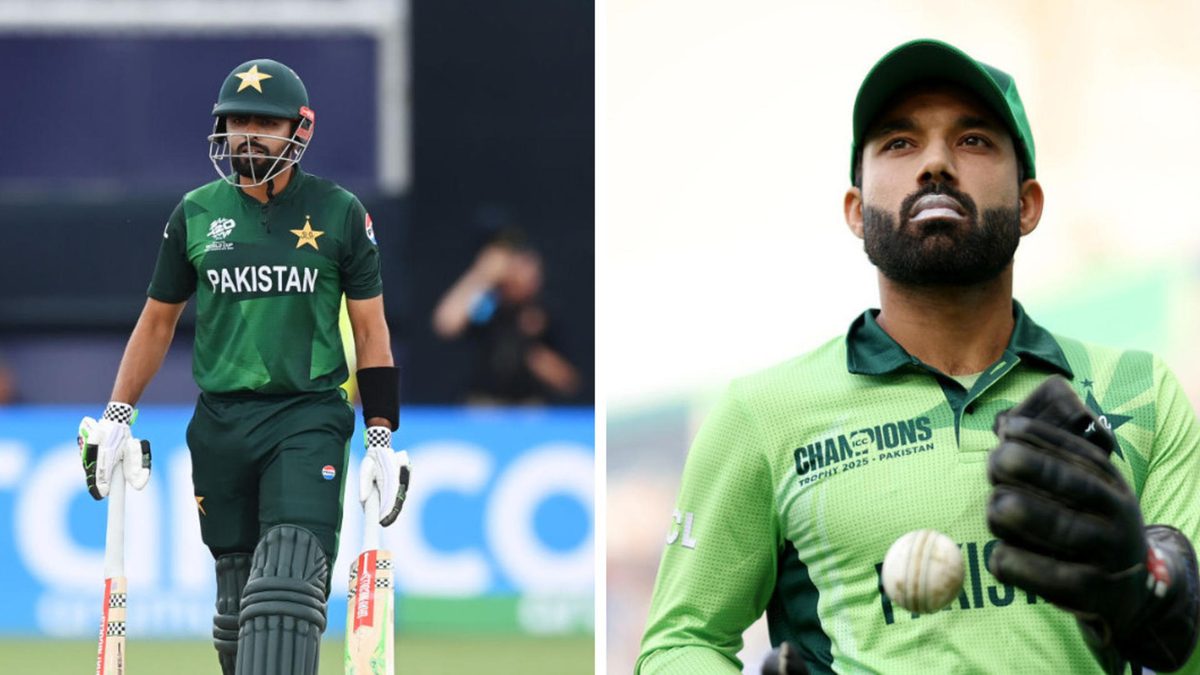 Pakistan have ommited both Babar and Rizwan