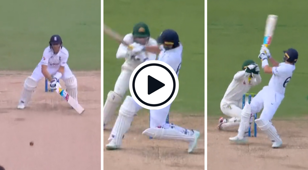 Watch: Miss, Six, Four – Joe Root reverse-scoops three times in first seven balls of day four in glorious counter-attack