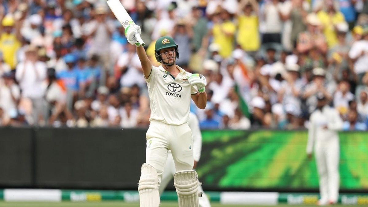 Sam Konstas became the youngest Australian opener to hit a Test fifty