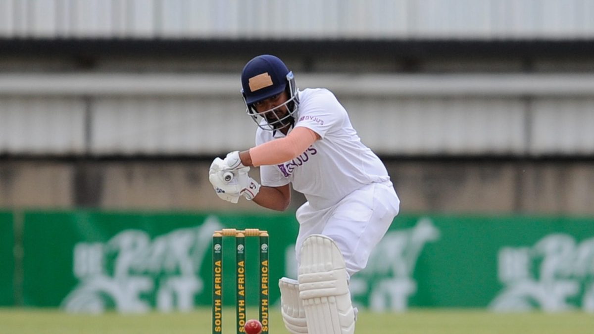 Prithvi Shaw of India A during day 4 of the 2nd Four-Day Tour match between South Africa A and India A at Manguang Oval on December 03, 2021 in Bloemfontein, South Africa