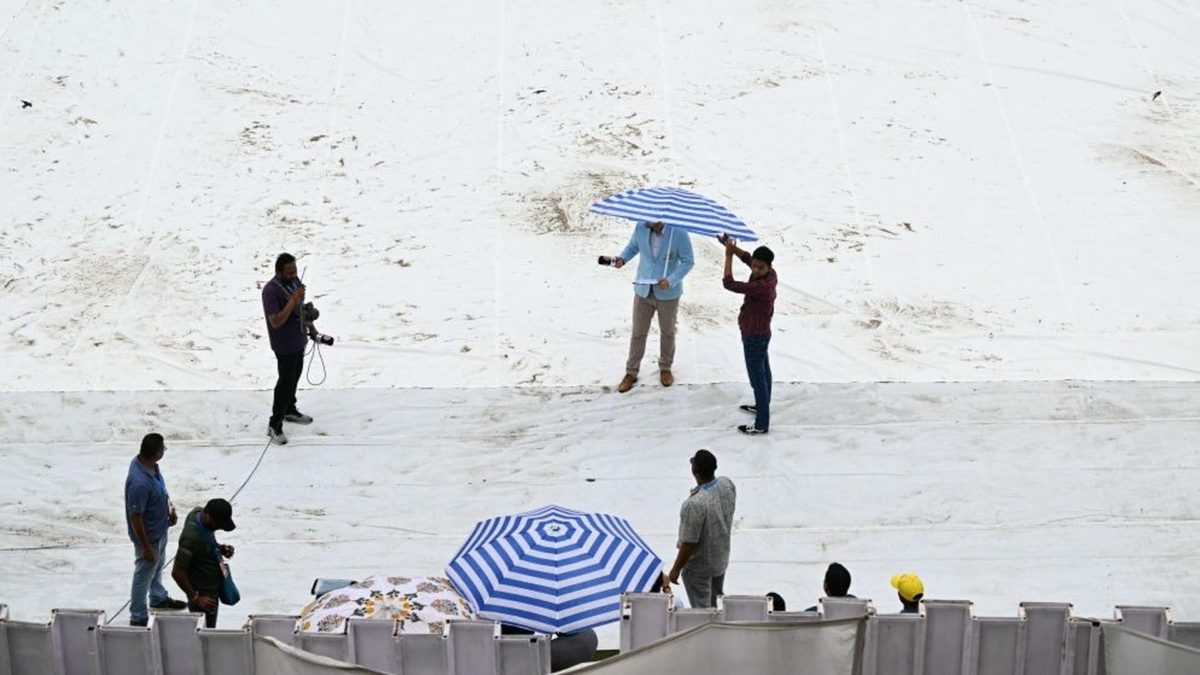 The stadium in Greater Noida, where all five days of the Afghanistan v New Zealand Test have been abandoned.