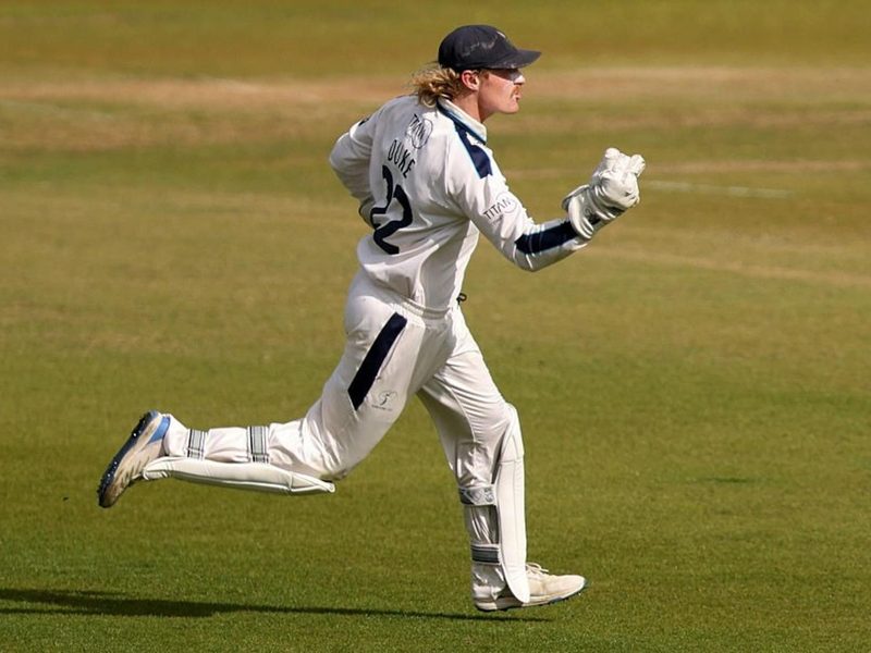 county-middlesex-use-wicketkeeper-harry-duke-as-injury-sub-moments-after-signing-him-on-loan-mid-game.Click to read full article.