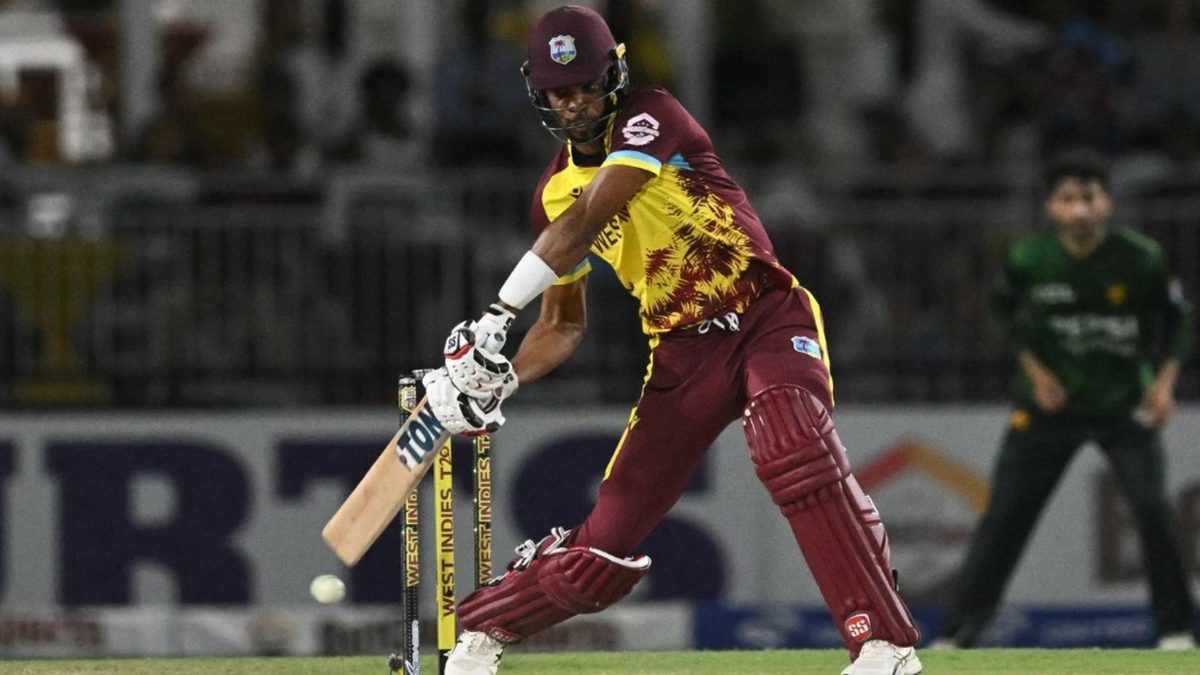 Roston Chase became the first batter from a Full Member country - men’s or women’s - to retire out in a T20I.