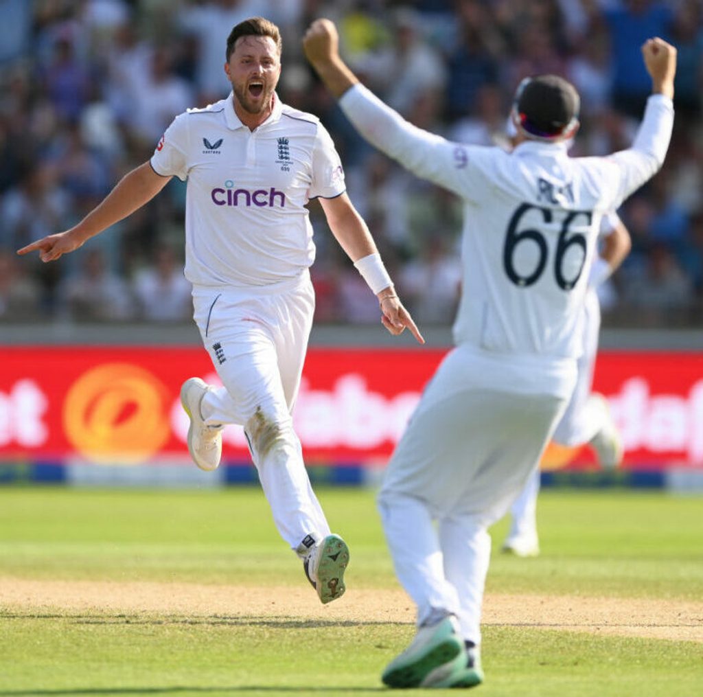 Ollie Robinson took 5-98 at Edgbaston