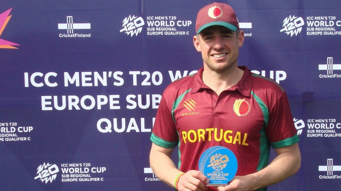 Former Aussie international hits first ton as Portugal captain against Czech Republic