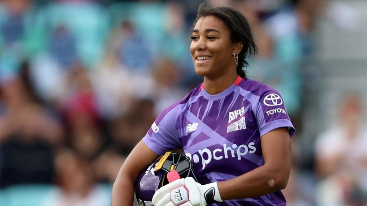 Davina Perrin hit a century in the Eliminator