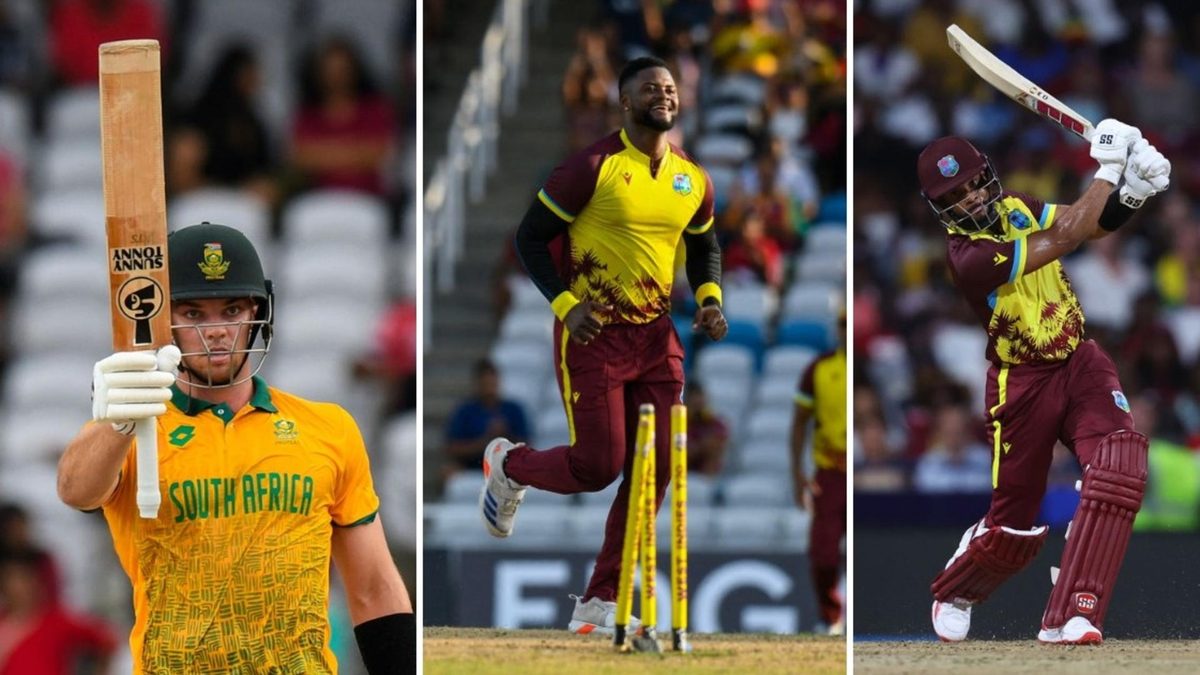 The three-match T20I series between West Indies and South Africa came to an end on Tuesday, with the hosts winning 3-0. Here's how players from both sides performed.