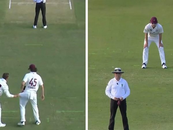 watch-marnus-labuschagne-pulls-queensland-teammate-by-trousers-sets-him-in-bizarre-fielding-position.Click to read full article.