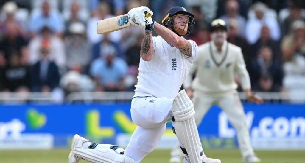 Watch: Ben Stokes smashes Kyle Jamieson for straight six in hard-hitting innings