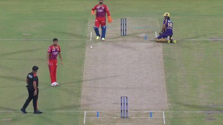 he-hasnt-changed-his-direction-kkr-batter-angkrish-raghuvanshi-controversially-given-out-obstructing-the-field.Click to read full article.