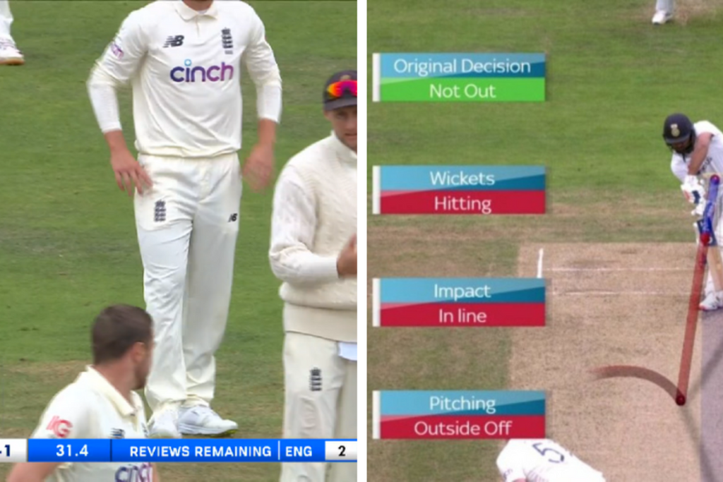 Did Joe Root’s too-late review deprive England of Rohit Sharma wicket?
