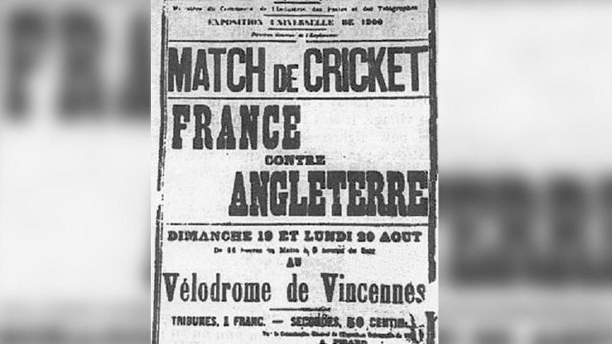 Olympics Paris 1900 cricket