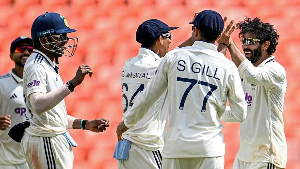 India beat West Indies in the first Test at Ahmedabad.