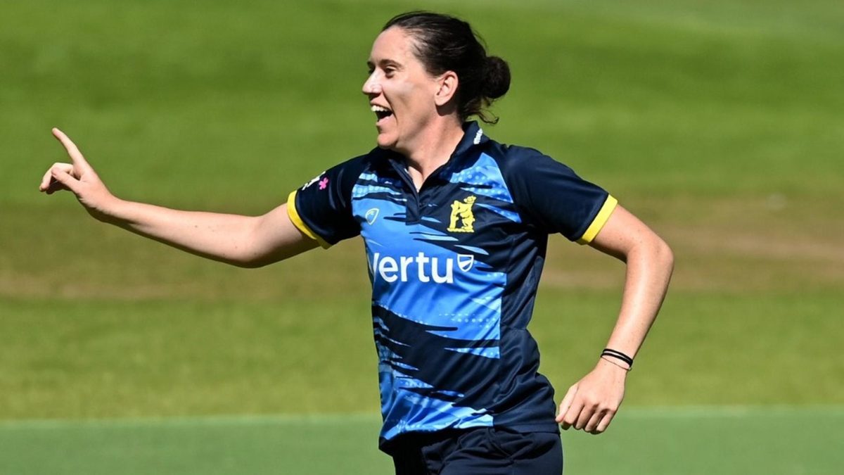 Emily Arlott has won an England call-up v West Indies