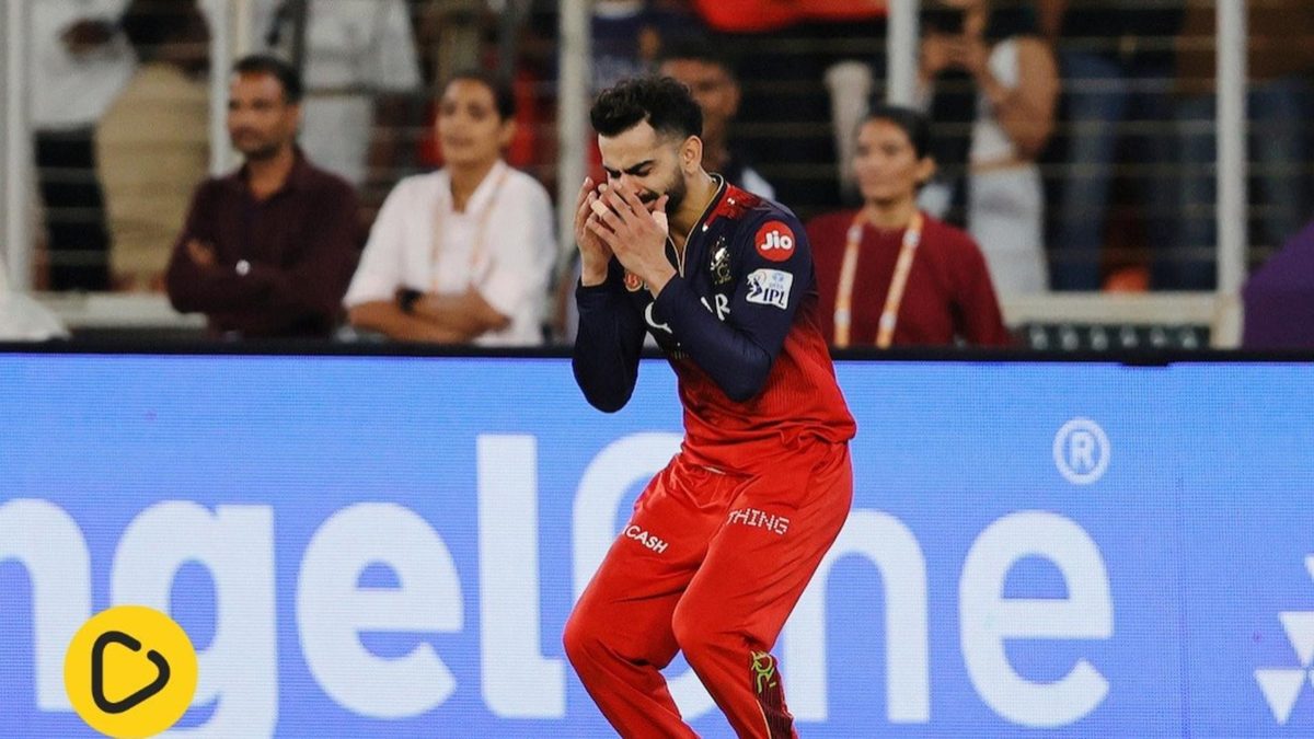 Virat Kohli crying