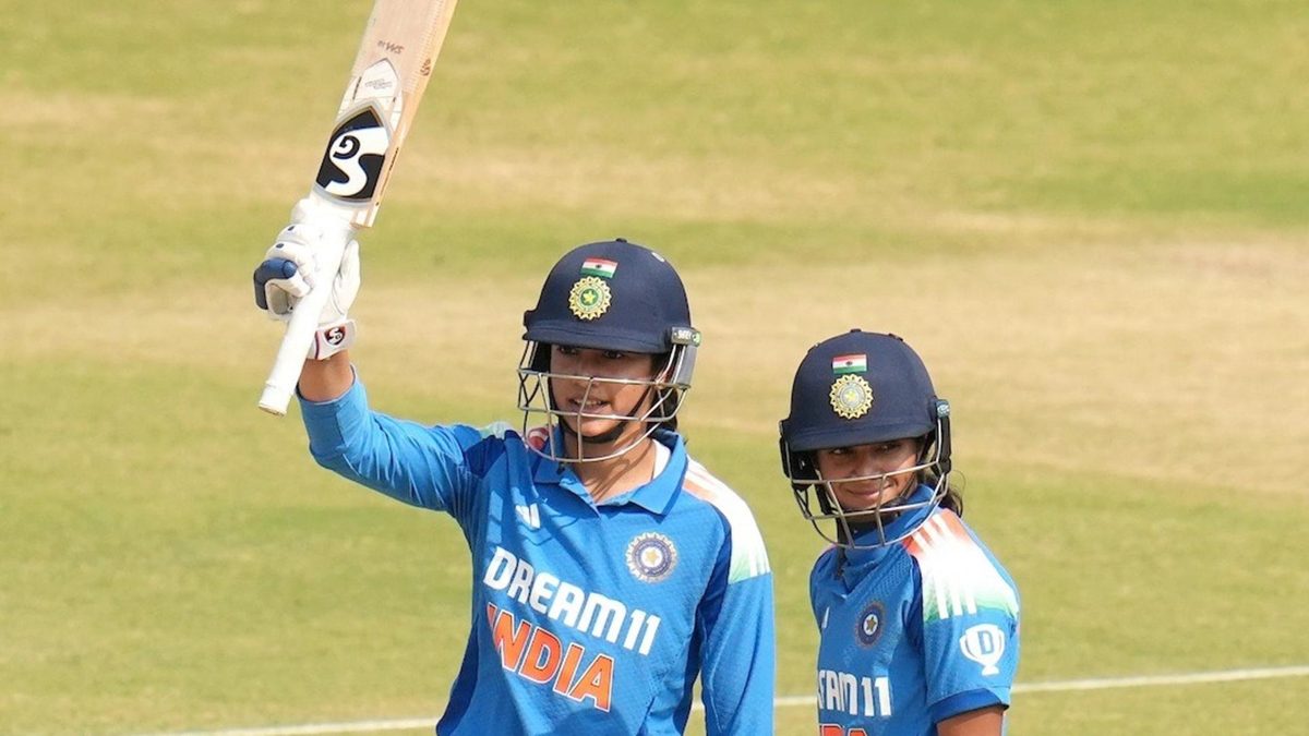 Smriti Mandhana hit the fastest 100 for India in women's ODIs