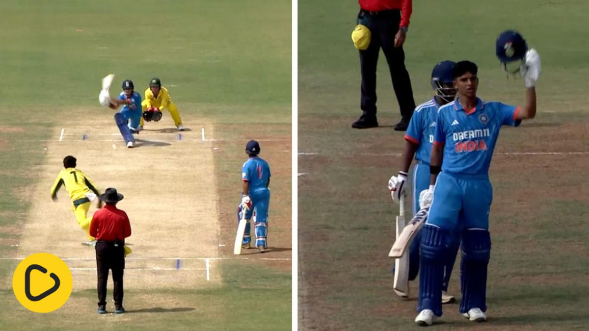 Watch IND U19 V AUS U19, 2nd Youth ODI Highlights India Opener Sahil