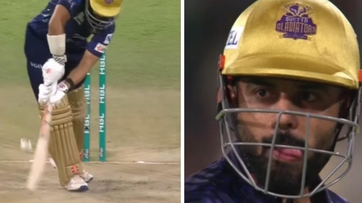 Saud Shakeel was controversially given caught-behind in the PSL final despite no apparent edge, causing immense frustration to the batter, who did not have DRS to review.